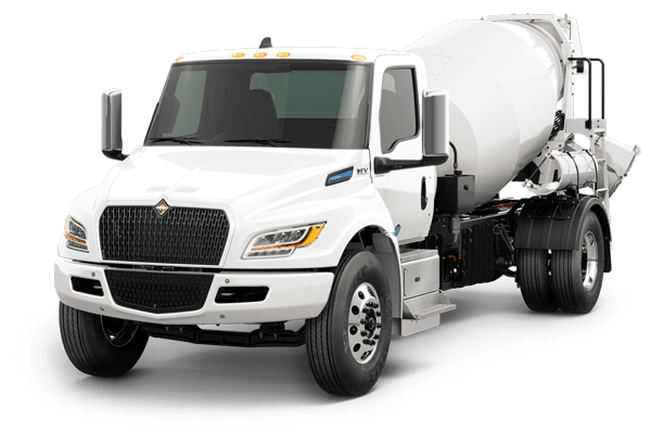 White eMV Series Mini Mixer Truck White eMV Series Mini Mixer Truck